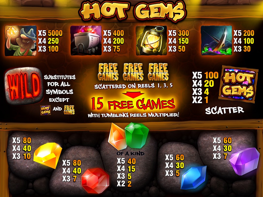 hot gems игровые автоматы