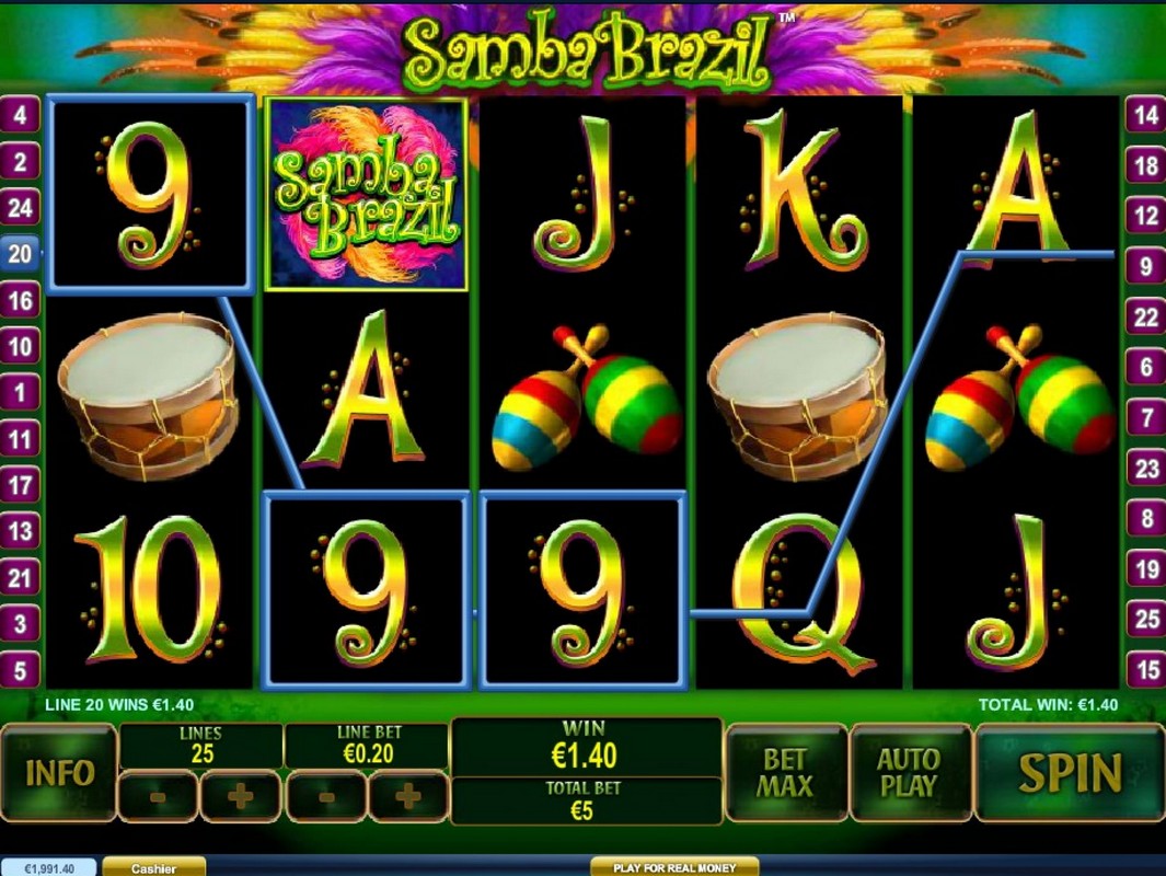 игровой автомат samba brazil