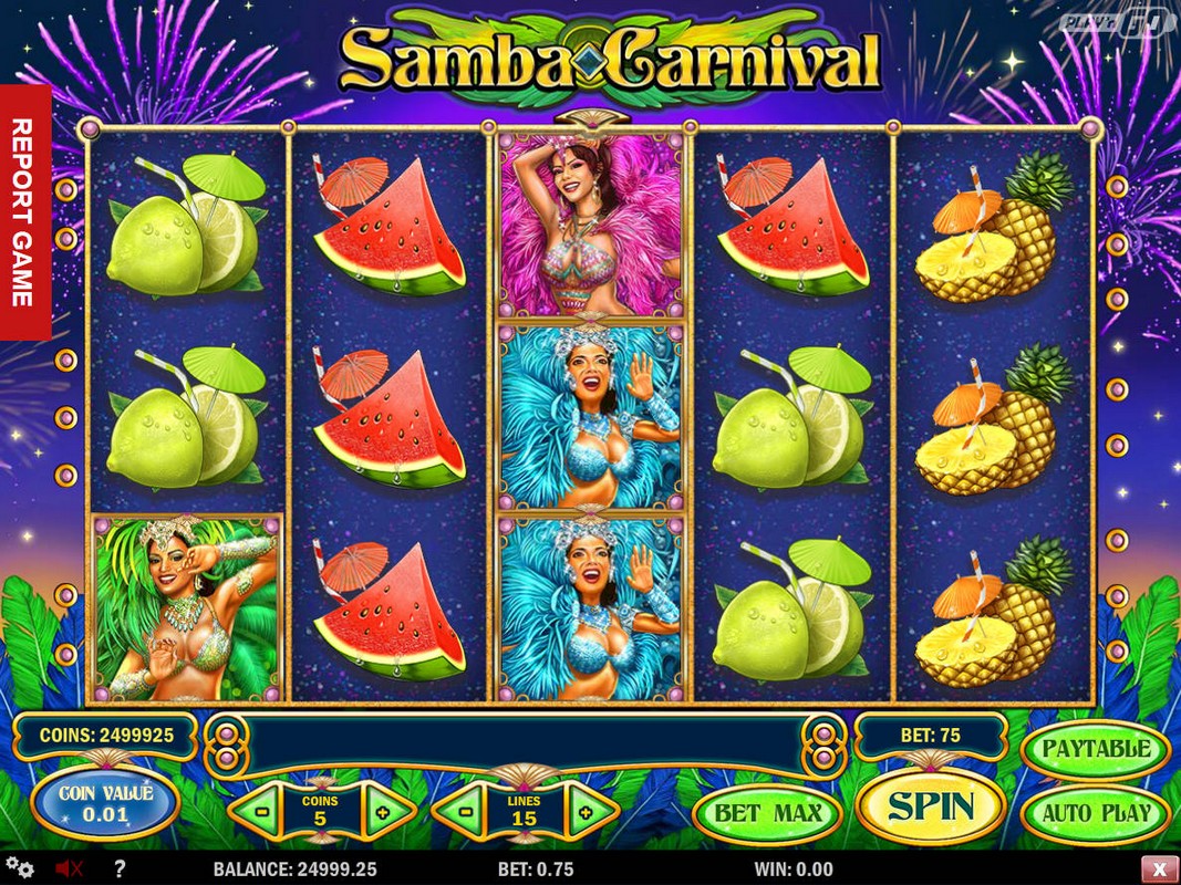 samba nights игровой автомат