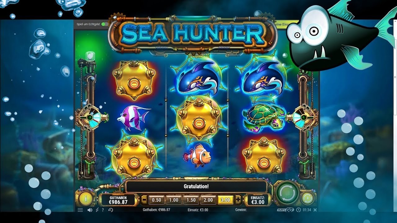 888 poker игровой автомат sea hunter