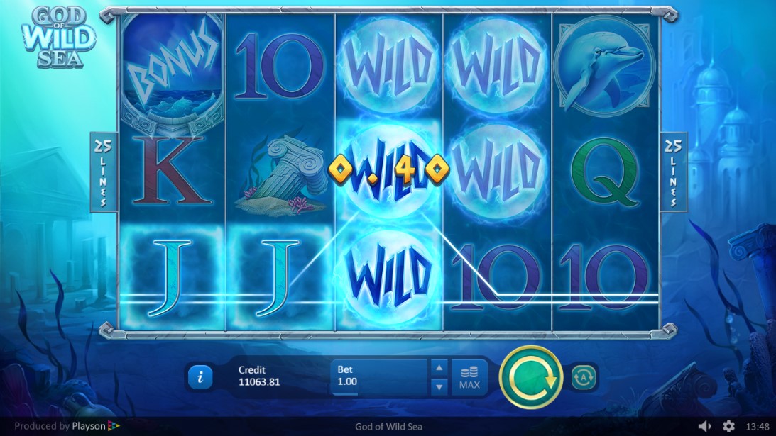 Игровой автомат God of Wild Sea