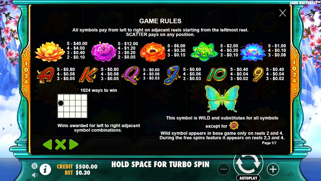 Jade Butterfly игровой автомат
