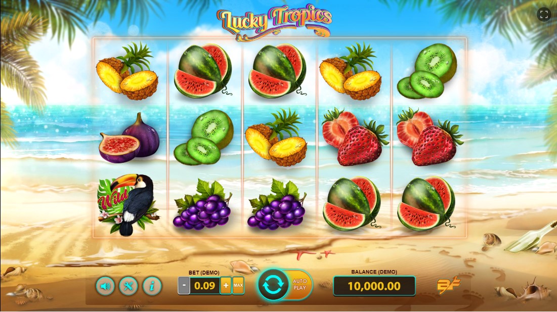 Играть бесплатно Lucky Tropics