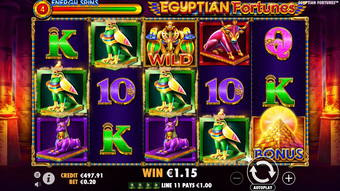 Бесплатный слот Egyptian Fortunes