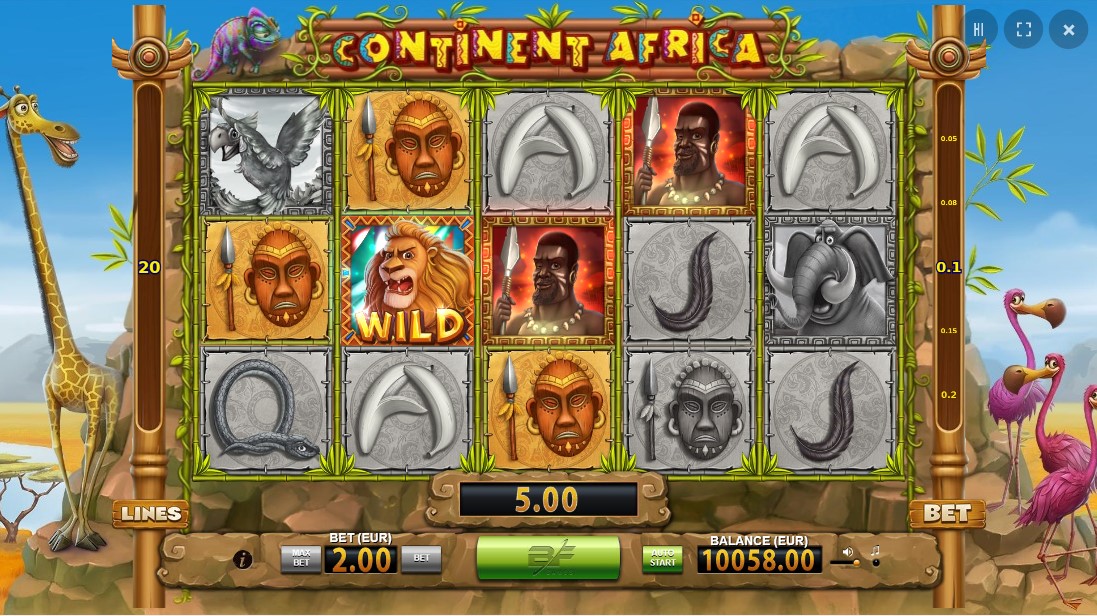 Игрой автомат Continent Africa