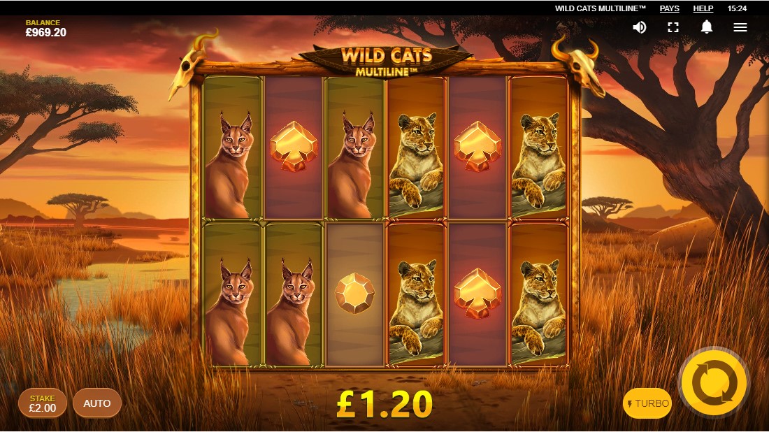 Игровой автомат Wild Cats Multiline