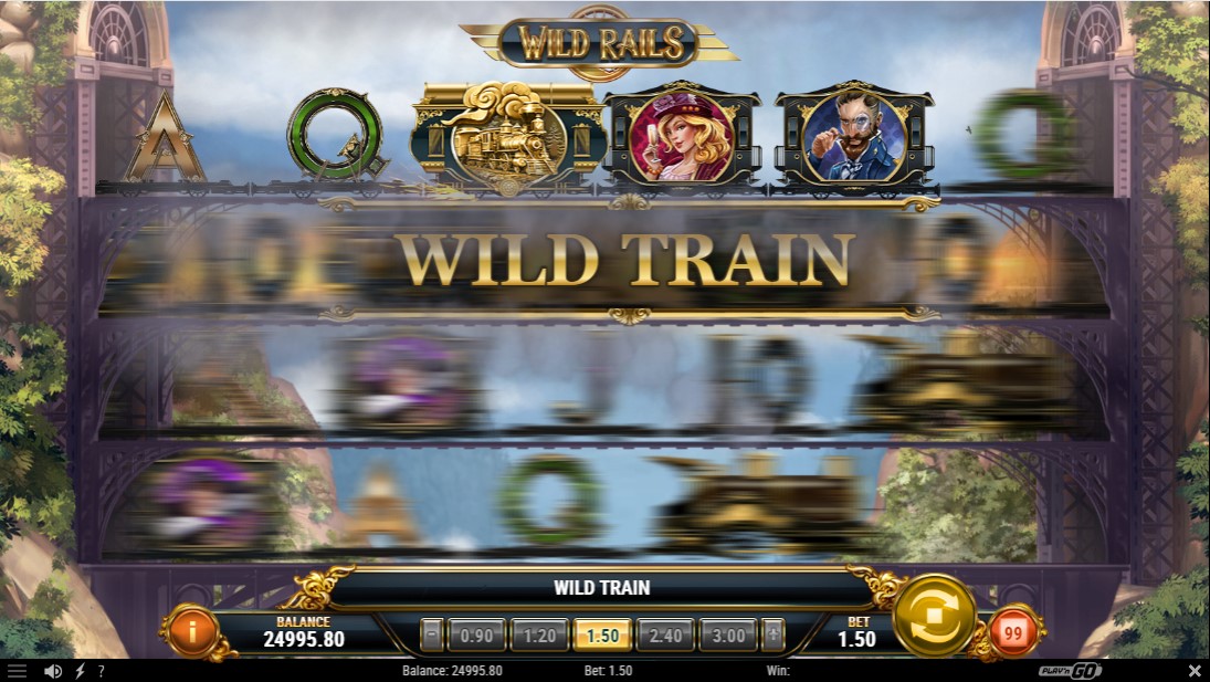 Онлайн слот Wild Rails