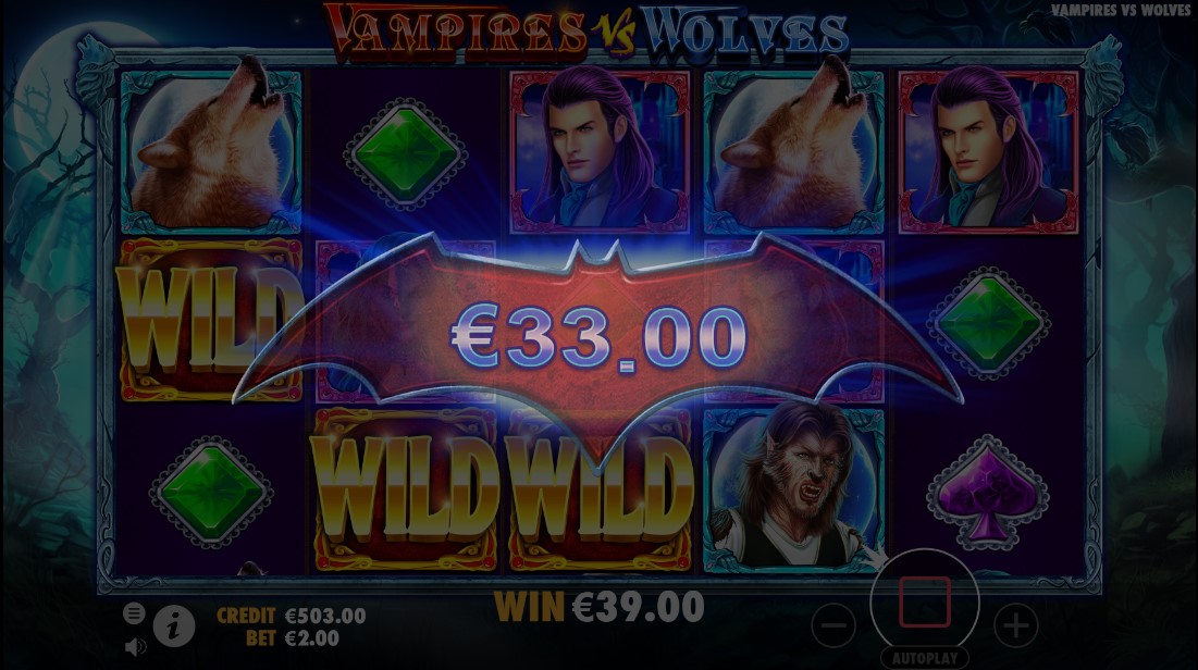 Игровой автомат Vampires vs Wolves