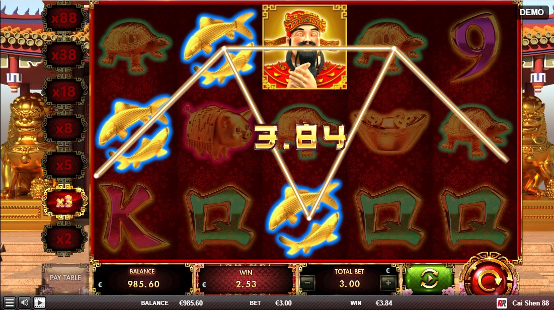 Игровой автомат Cai Shen 88