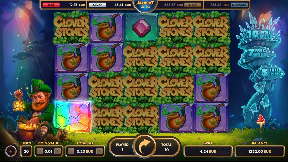 Игровой автомат Clover Stones