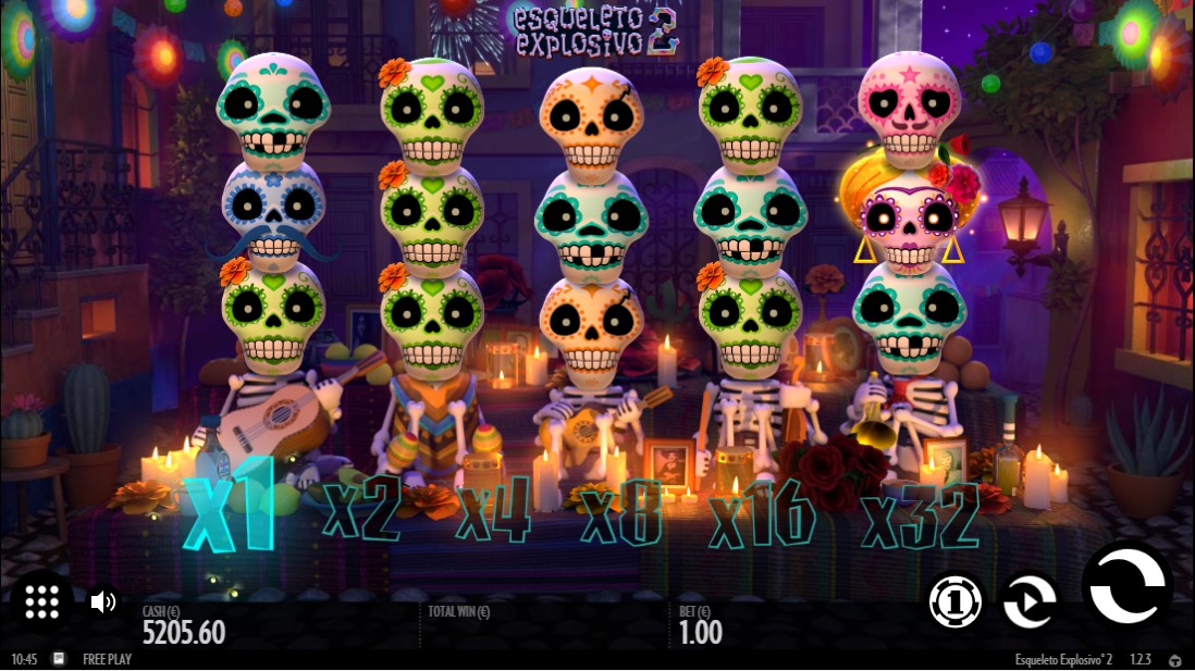 Игровой автомат Esqueleto Explosivo 2 играть онлайн