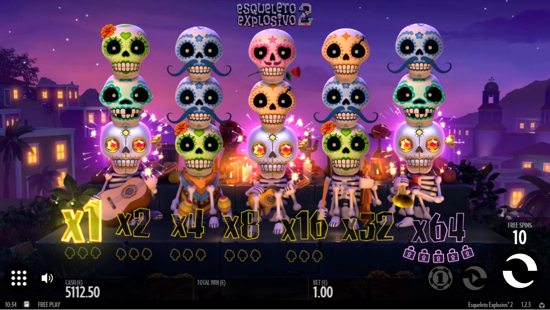 Esqueleto Explosivo 2 слот играть онлайн