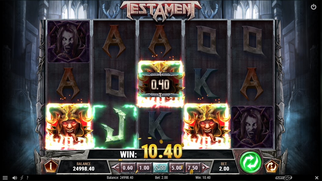 Слот Testament играть