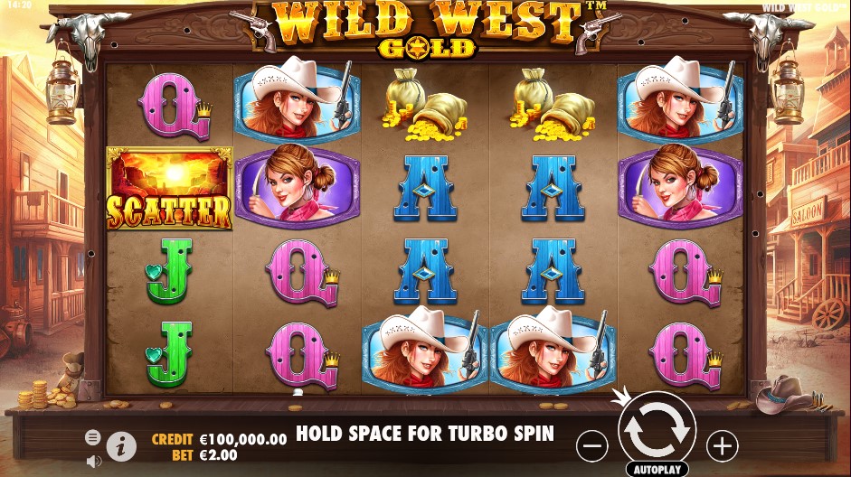 Бесплатный слот Wild West Gold