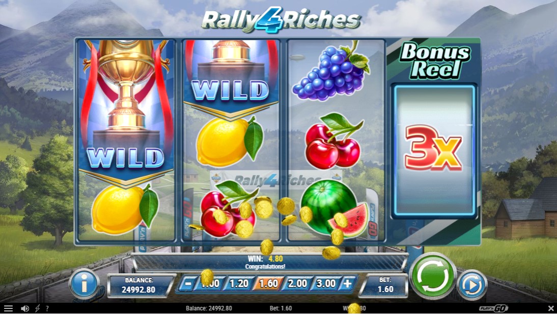 Онлайн слот Rally 4 Riches