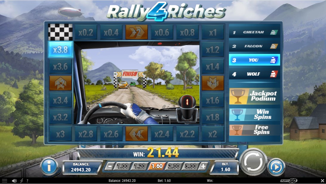 Rally 4 Riches игровой автомат