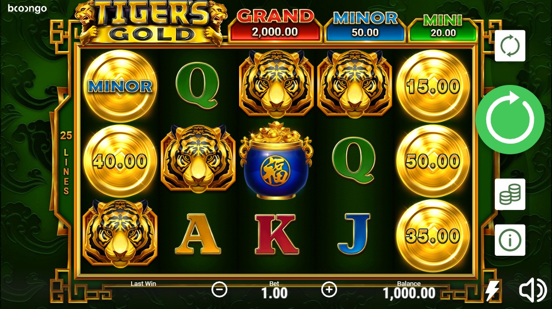 Tigers Gold бесплатный слот