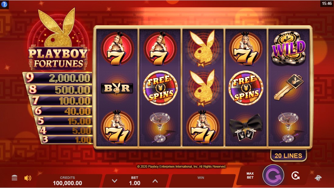 Playboy Fortunes free slot