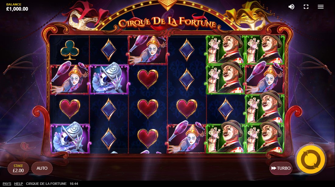 Cirque Dе La Fortune игровой автомат