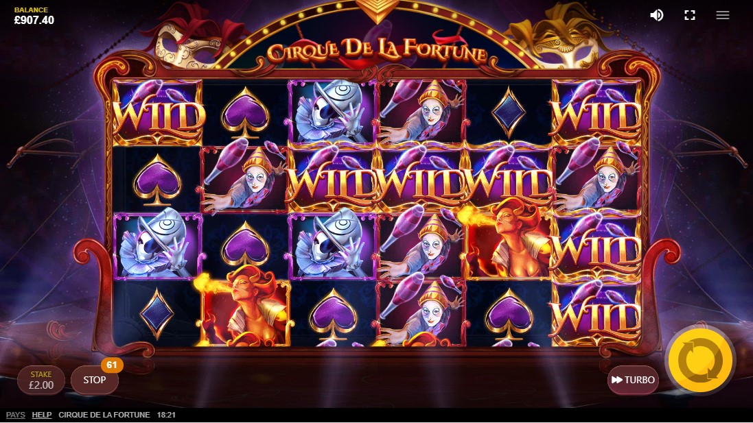 Cirque Dе La Fortune онлайн слот