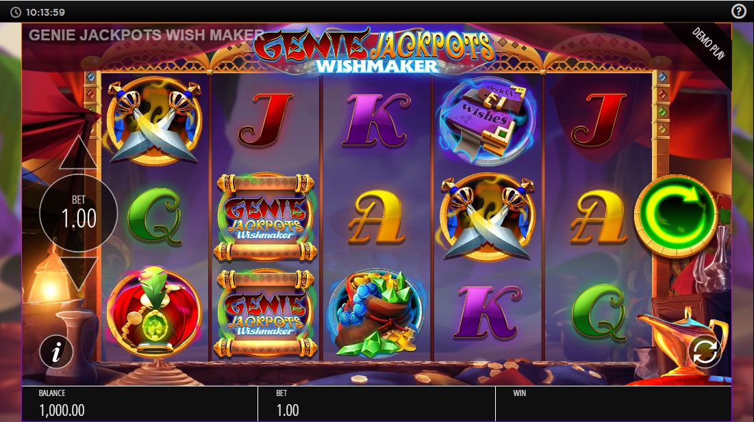 Genie Jackpots Wishmaker free slot