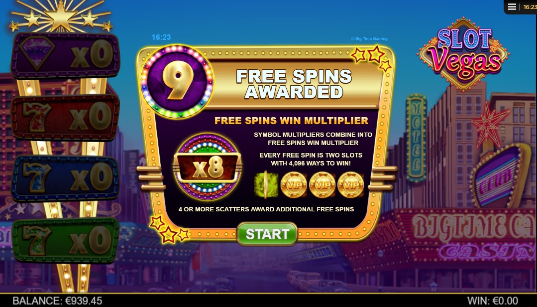 Slot Vegas Megaquads онлайн слот