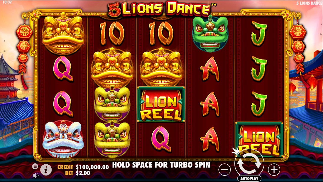 5 Lions Dance free slot