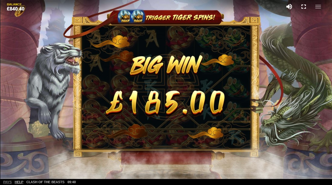 Clash Of The Beasts free slot