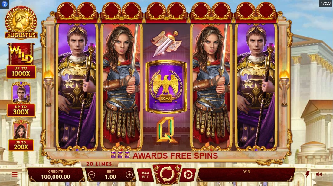 Augustus free slot