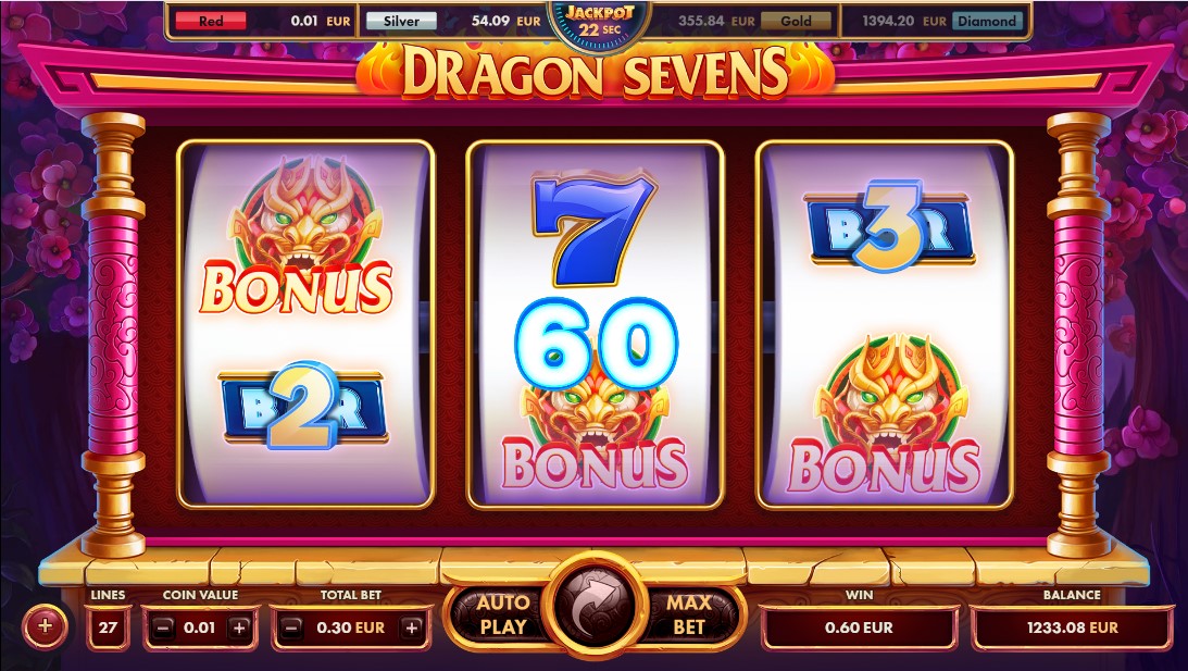 Слот Dragon Sevens играть онлайн