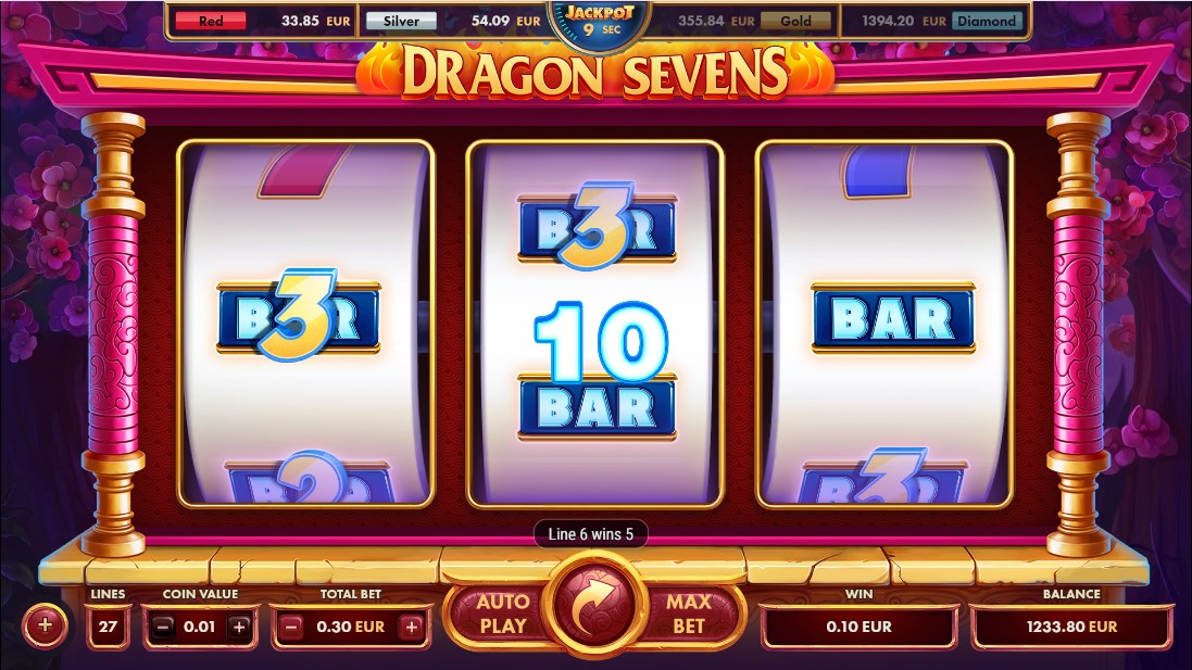 Игровой автомат Dragon Sevens