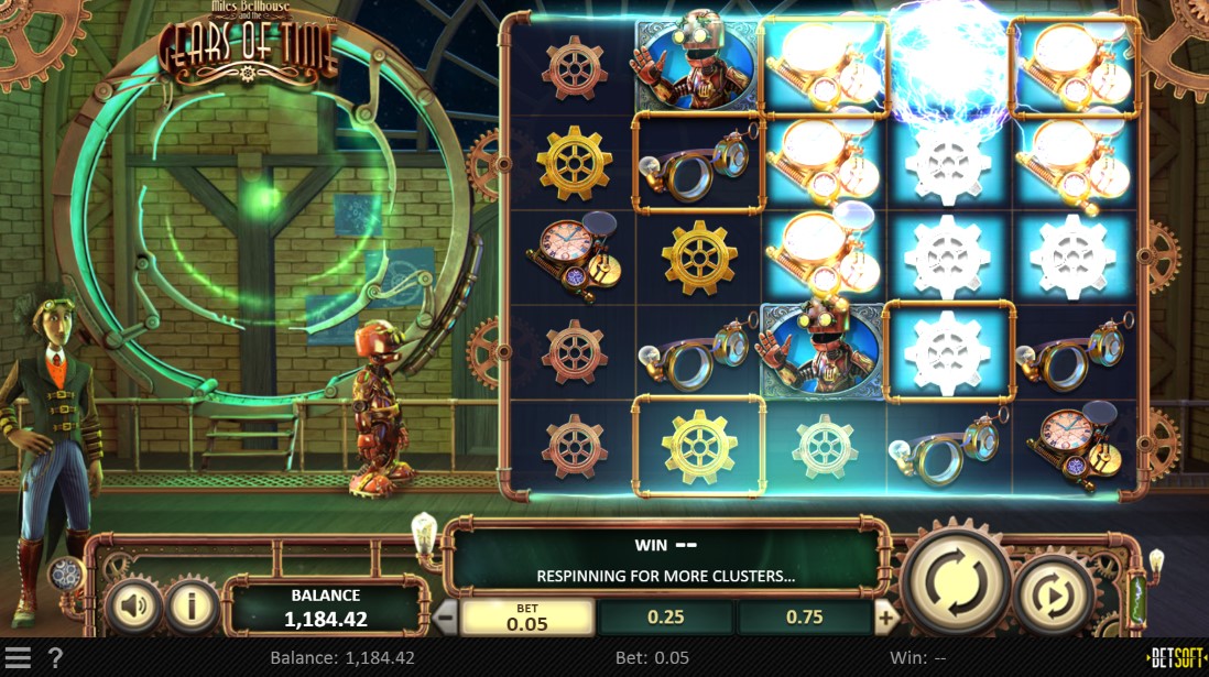 Miles Bellhouse and the Gears of Time free slot