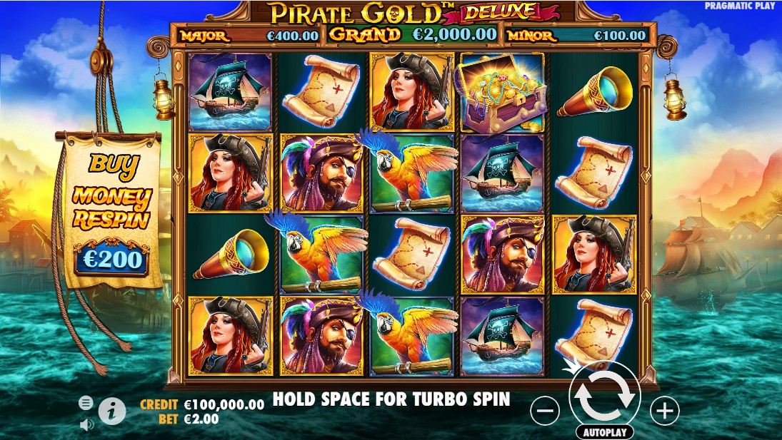 Pirate Gold Deluxe бесплатный слот