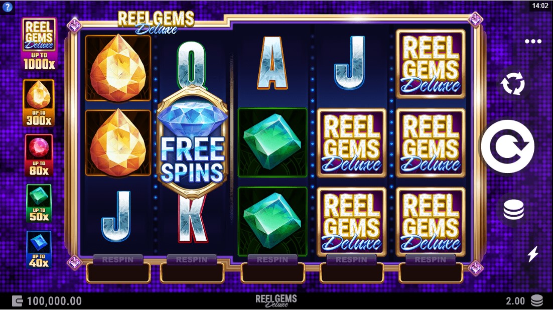 Reel Gems Deluxe онлайн слот