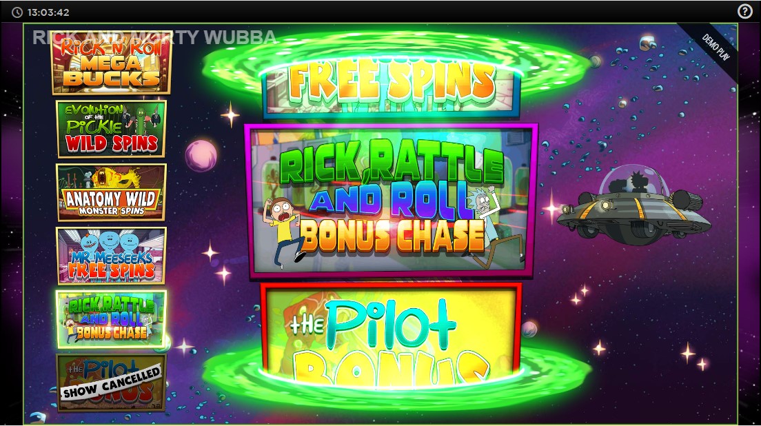 Rick and Morty Wubba Lubba Dub Dub free slot