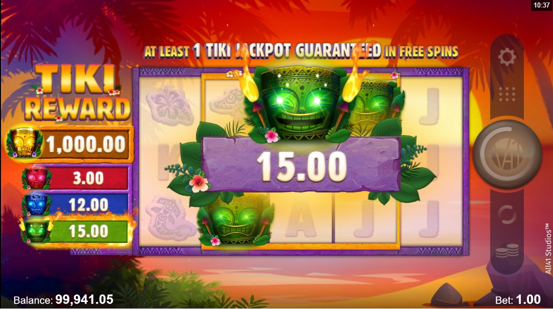 Tiki Reward free slot