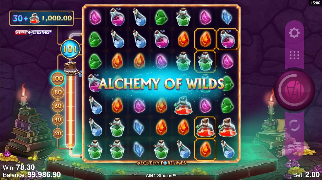 Alchemy Fortunes бесплатный слот