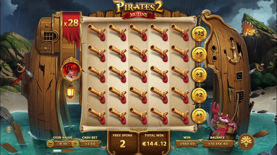 Игровой автомат Pirates 2 Mutiny