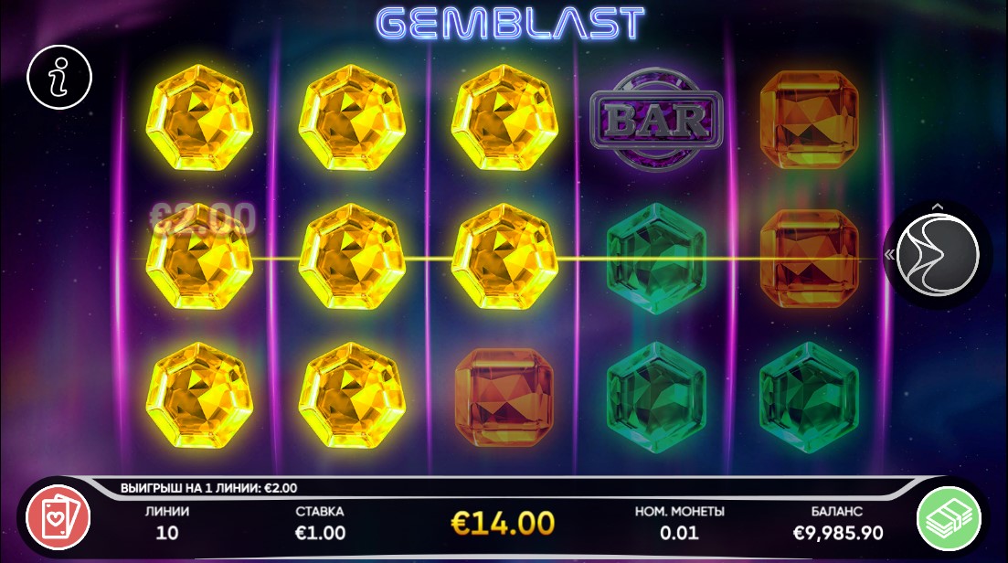 Gem Blast игровой автомат